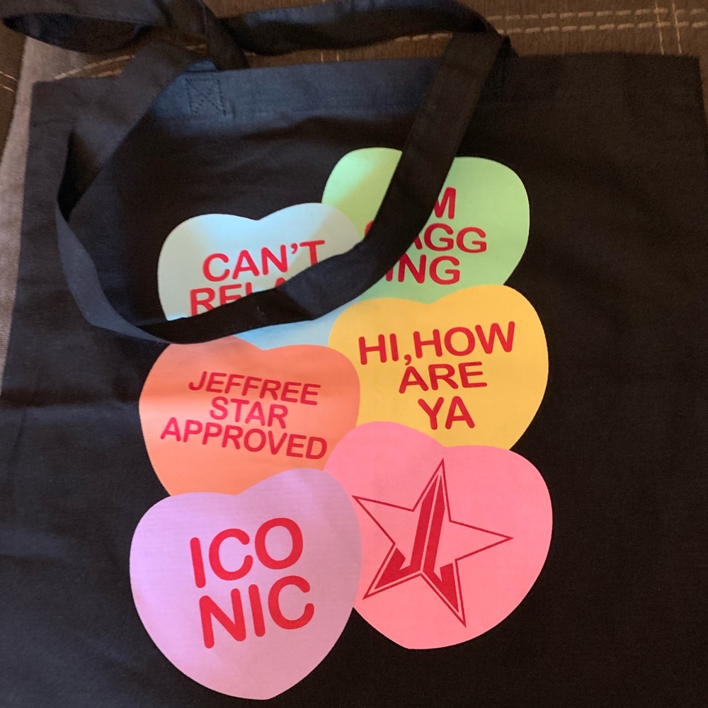 Jeffree star cosmetics tote bag brand new